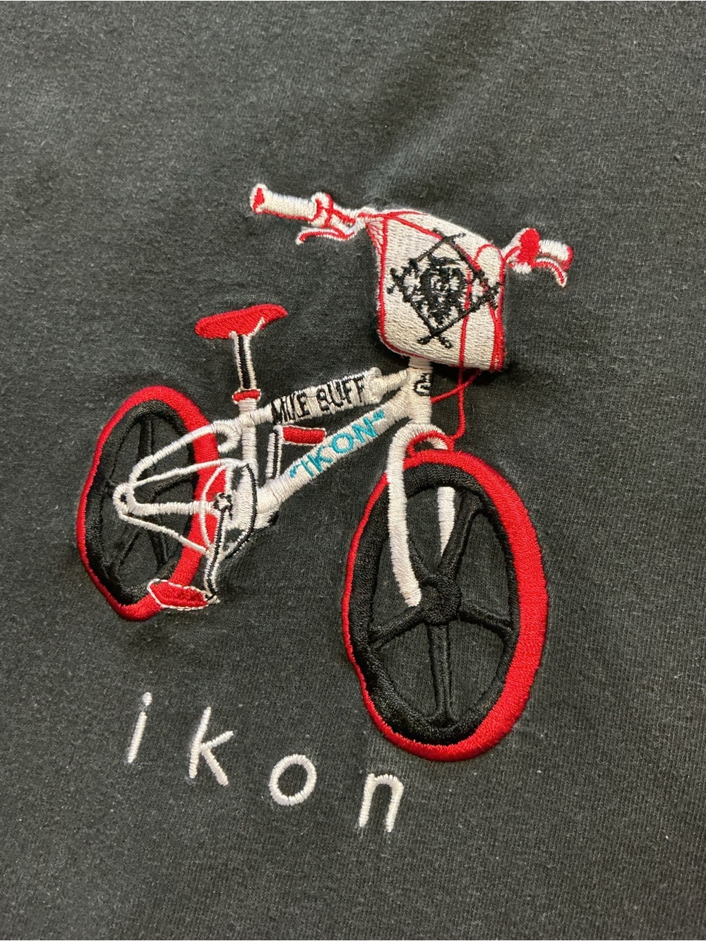 Ikon Mike Buff BMX Freestyle Ripper Bike Wheels Embroidered B